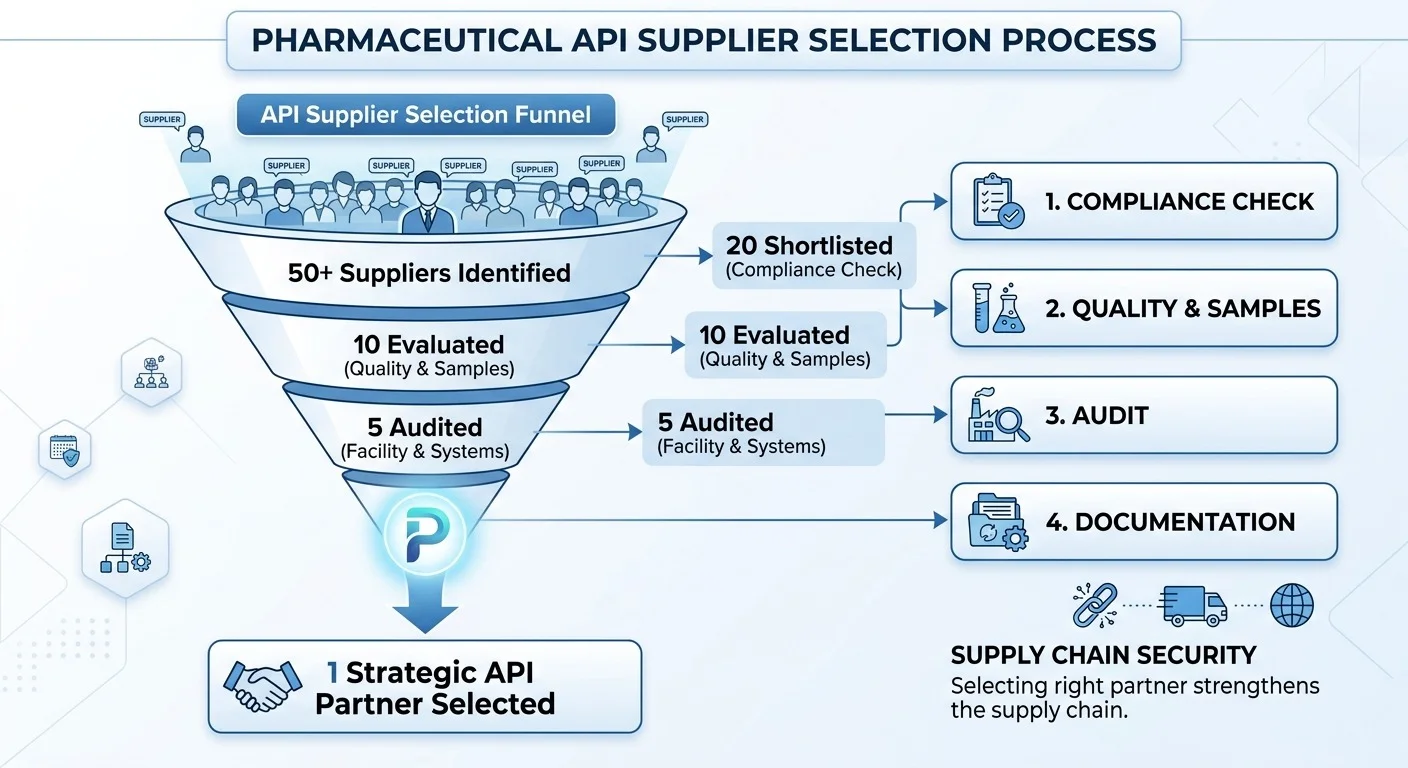 explained how to choose pharmaceutical api supplier